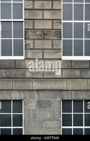Beispiel für blinden Fenstern in Edinburgh, Schottland, die Fenstersteuer zu vermeiden Stockfoto