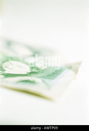 Ein Pfundnote, Nahaufnahme Stockfoto