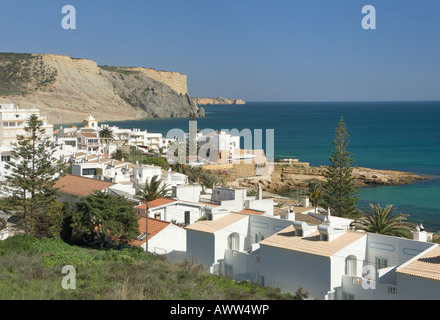 Portugal Algarve Praia da Luz-Dorf im winter Stockfoto