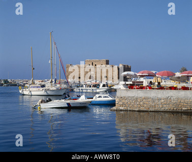 Hafen von Paphos Zypern Stockfoto