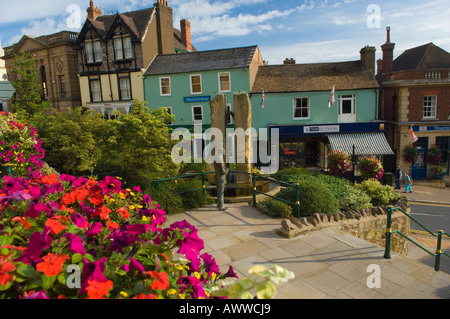 Malvern Stadtzentrum in Worcestershire Stockfoto