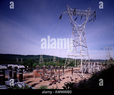 Strom-Kraftwerk-transfer Stockfoto