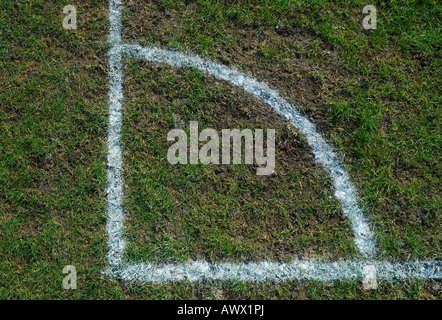 Fußballfeld Stockfoto
