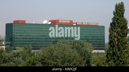 Belgrad Hotel intercontinental Jugoslawien Serbien Stockfoto