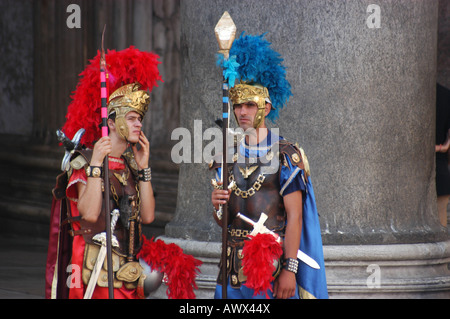 Akteure vorne der Pantheon - Roma-Lazio Italien Stockfoto