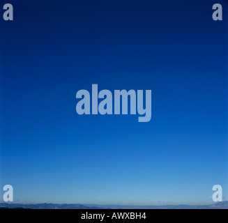 Clear Blue Sky, Barcelona, Spanien Stockfoto
