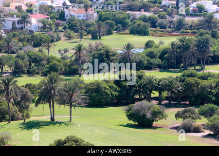 Almerimar Golfplatz an der Costa del Almeria in Spanien an einem sonnigen Tag Stockfoto