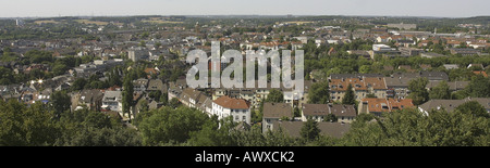 Panoramablick, Witten, Ruhrgebiet, Nordrhein-Westfalen, Deutschland Stockfoto