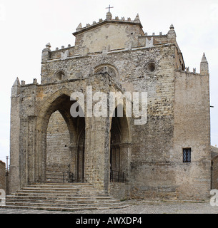 Chiesa Matrice Kirche Erice Sizilien Italien Stockfoto