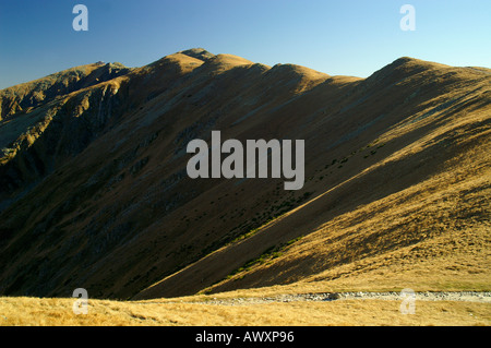 Main Ridge Nizke Tatry Berge, Herbst, Slowakei Stockfoto