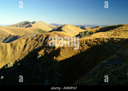 Main Ridge Nizke Tatry Berge, Herbst, Slowakei Stockfoto