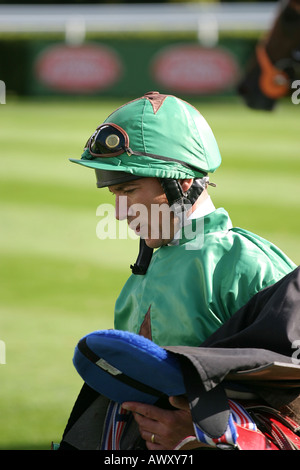 Frankie Dettori Racing am Goodwood Mitglieder, Race-Jahrestagung 2005. Stockfoto