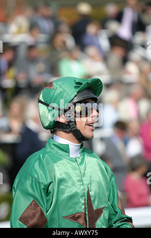 Frankie Dettori Racing am Goodwood Mitglieder, Race-Jahrestagung 2005. Stockfoto