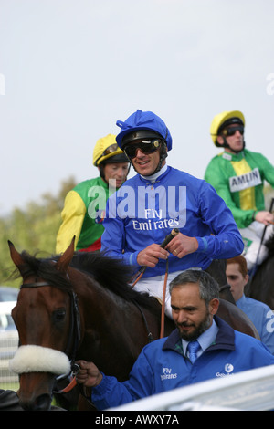 Frankie Dettori Racing am Goodwood Mitglieder, Race-Jahrestagung 2005. Stockfoto