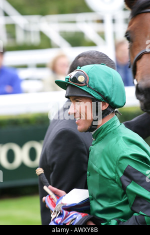 Frankie Dettori Racing am Goodwood Mitglieder, Race-Jahrestagung 2005. Stockfoto