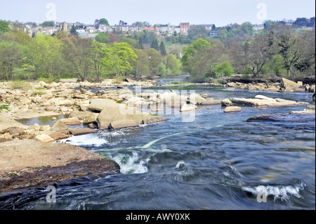 Die Fluß Senke in Richmond in den Yorkshire Dales, UK Stockfoto