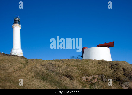 Girdleness Leuchtturm und Nebelhorn Stockfoto