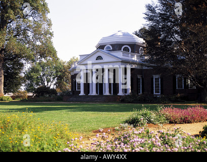 Monticello, Heimat von Thomas Jefferson, Charlottesville, Virginia, USA. Stockfoto