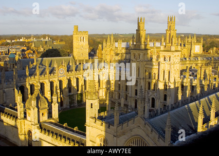 Am All Souls College - Oxford Stockfoto