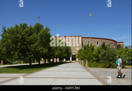 Staatsaufbau Hauptstadt Santa Fe New Mexico Stockfoto