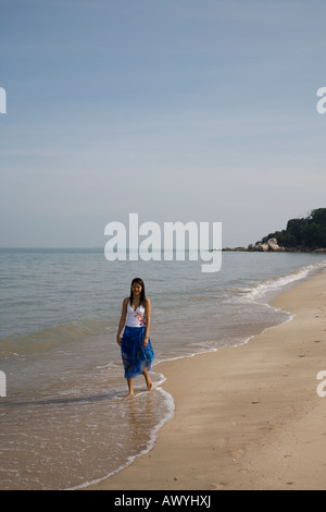 Asien Malaysia Penang Batu Ferringhi Strand Stockfoto