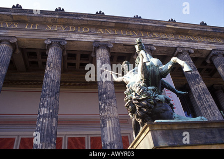 Das alte Museum auf der Museumsinsel Berlin Deutschland Stockfoto