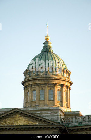 Kathedrale unserer Dame von Kazan am Newski-Prospekt in Sankt Petersburg, Russland Stockfoto