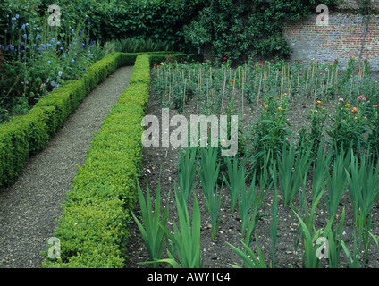 Walled Gardens in Redisham Hall In Suffolk Stockfoto