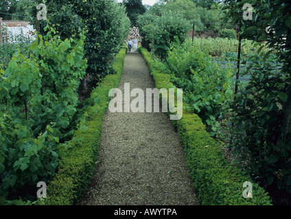 Ummauerten Gemüse Gärten in Redisham Hall In Suffolk Uk Stockfoto