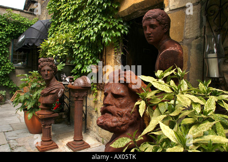 UK Worcestershire Broadway High Street architektonischen antiken Ladenfront Stockfoto