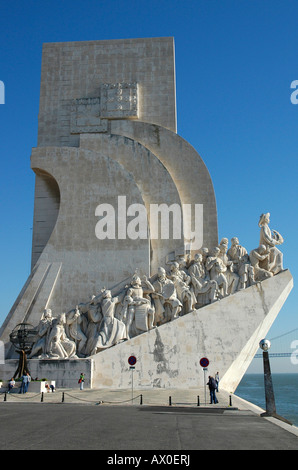 Padrão Dos Descobrimentos (Age of Discovery Memorial) in Lissabon, Portugal, Europa Stockfoto