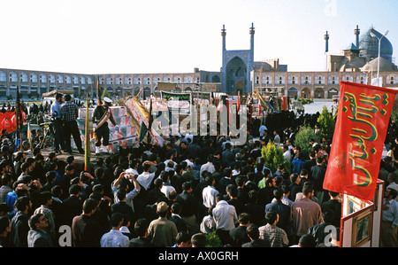 Ashura Rituale, reuige Prozessionen, Isfahan, Iran Stockfoto