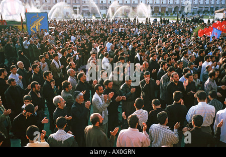 Ashura Rituale, reuige Prozessionen, Isfahan, Iran Stockfoto