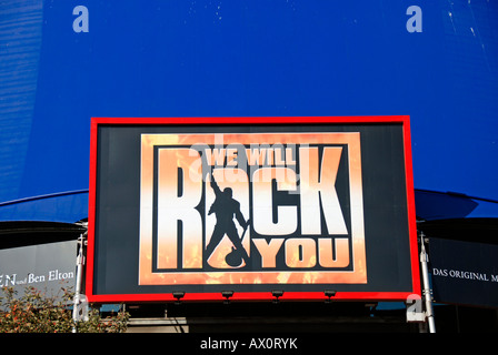 Musikalischen Zelt (We Will Rock You), Köln, Nordrhein-Westfalen, Deutschland, Europa Stockfoto