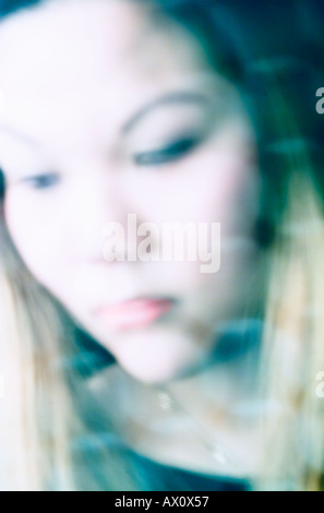 Porträt einer asiatischen Frau Stockfoto