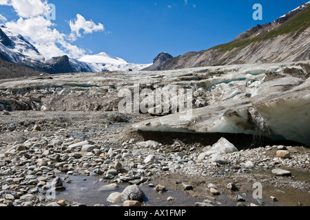 Großglockner-Berggruppe, Johannisberg und Gletscher Pasterze, Nationalpark Hohe Tauern, Kärnten, Österreich Stockfoto