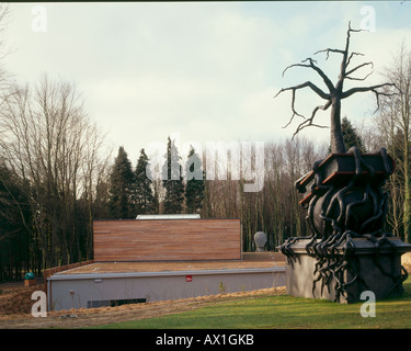 GEBÄUDE AN CASS SCULPTURE FOUNDATION, GOODWOOD, UK Stockfoto