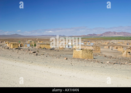 Ovambo Working-Class Estate am Oranje Fluss für Oldtimer, Aussenkehr, Namibia, Afrika Stockfoto