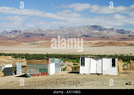 Ovambo Working-Class Estate am Oranje Fluss für Oldtimer, Aussenkehr, Namibia, Afrika Stockfoto