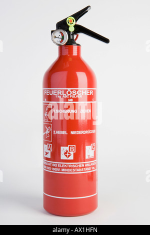 Ein Feuerlöscher Stockfoto