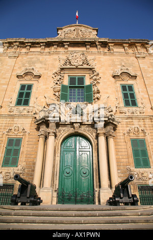 Auberge de Castille Valletta Malta des Büros des Ministerpräsidenten Stockfoto