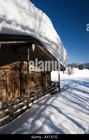 Königsalm im Winter, Bayern, Deutschland, Europa Stockfoto