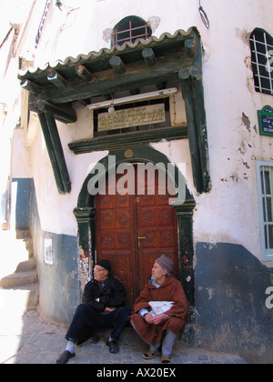 Moschee Tür im Casbah (Unesco Weltkulturerbe), historische Altstadt, Algier, Algerien Stockfoto