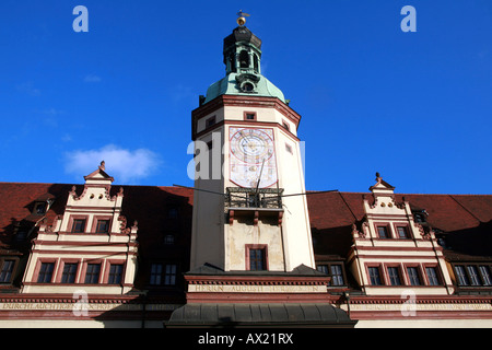 Altes Rathaus (Old City Hall) in Leipzig, Sachsen, Deutschland, Europa Stockfoto