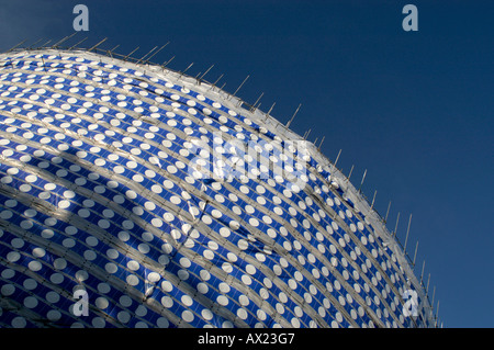 die neue überdachte Selfridges Gebäude als es gebaut wurde in Birmingham uk wider die Verkleidung der neuen Rundbau auf Stockfoto