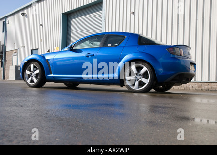 Mazda RX8 - Seitenansicht Stockfoto