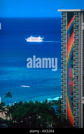 Hilton Hawaiian Village Hotels Waikiki Beach, Honolulu Hawaii USA Stockfoto