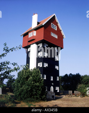 Haus in den Wolken umgebaute Wassermühle Thorpeness Suffolk England UK Vereinigtes Königreich Großbritannien EU Europäische Union Europa Stockfoto