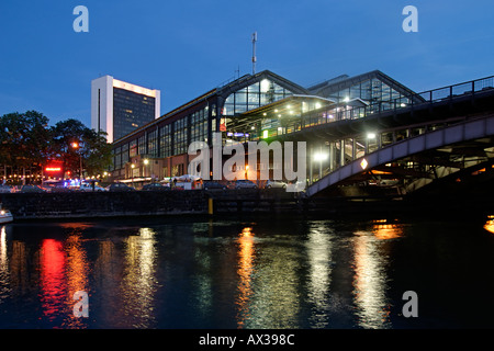 Berlin Railway Station Friedrichstraße Stockfoto