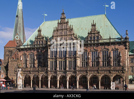 Das Bremer Rathaus Bremen Deutschland Stockfoto